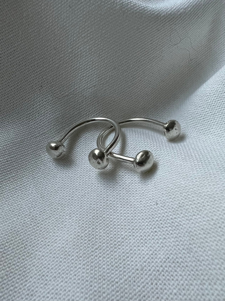 Silver Ball Ring