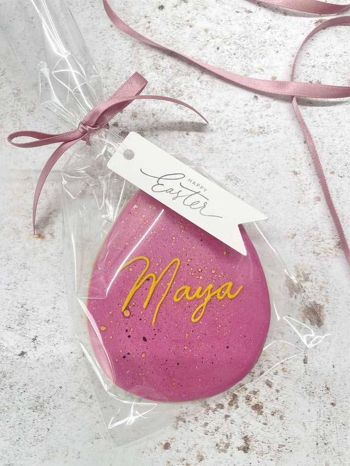Personalised Easter Egg Biscuits