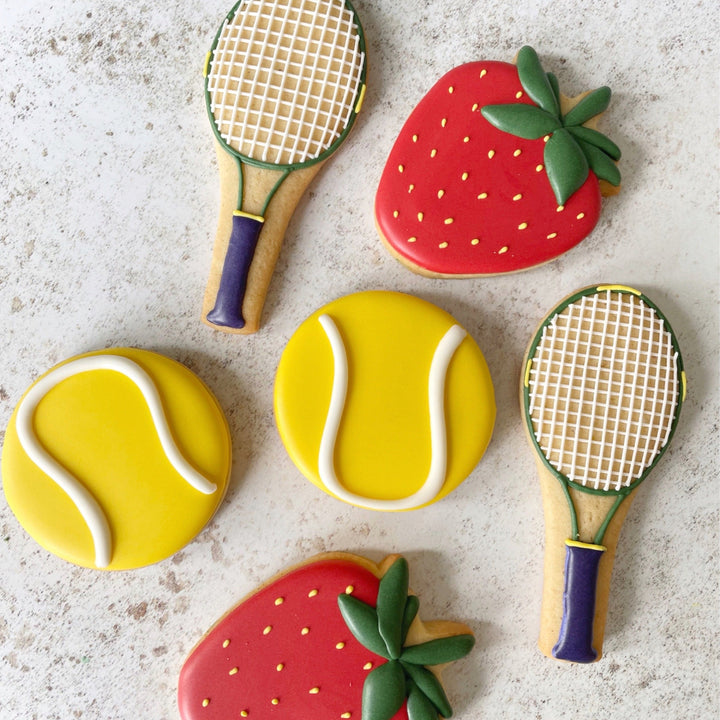 Tennis Themed Biscuits