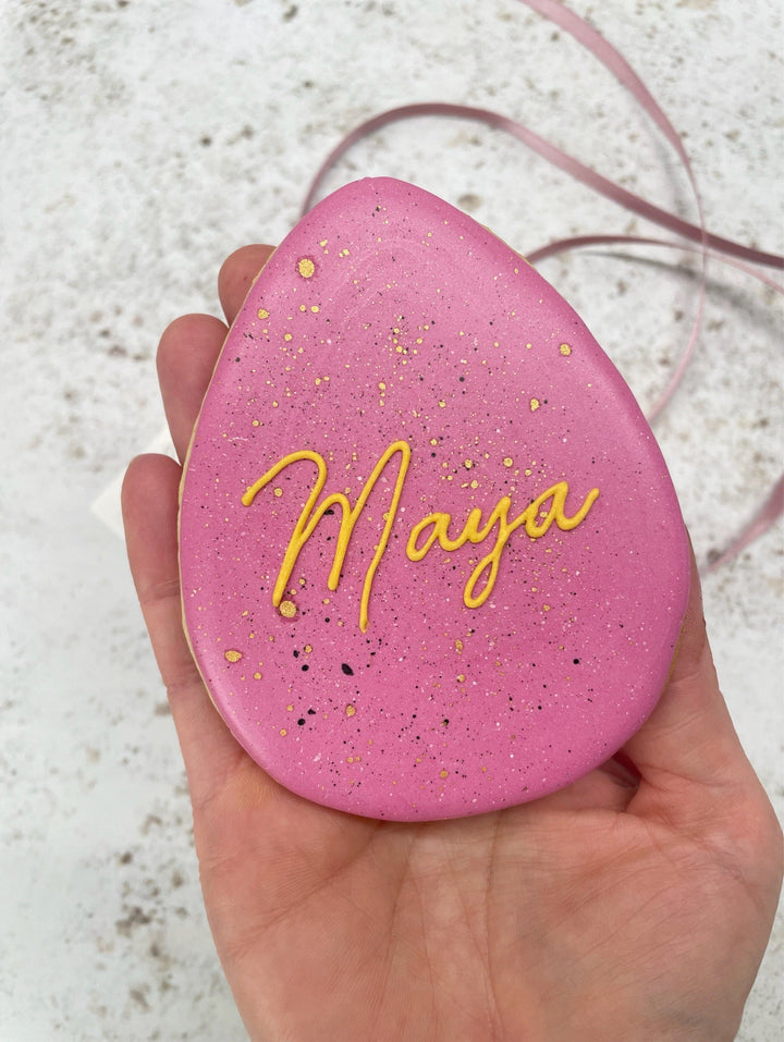 Personalised Easter Egg Biscuits