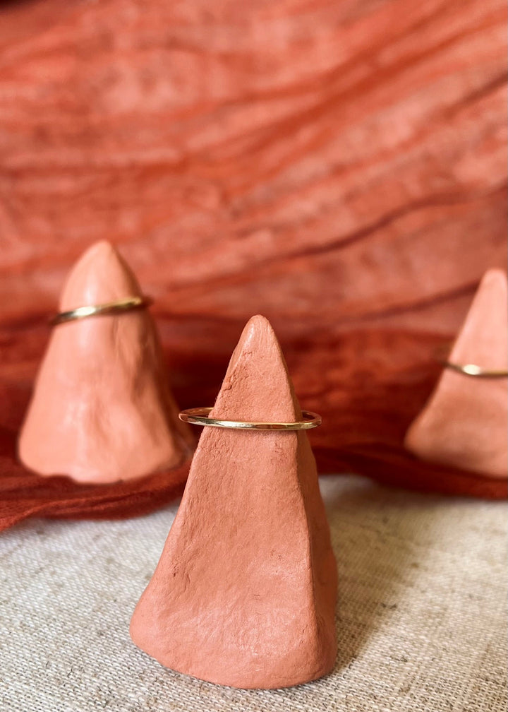 Recycled Gold Stacking Rings