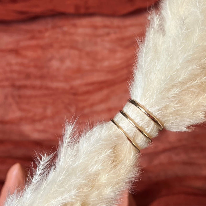 Recycled Gold Stacking Rings
