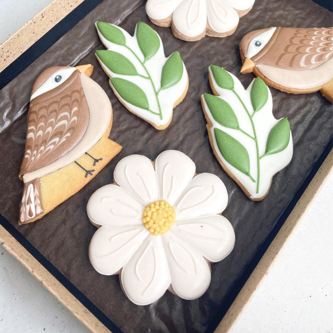 Birds & Spring Blooms Biscuits