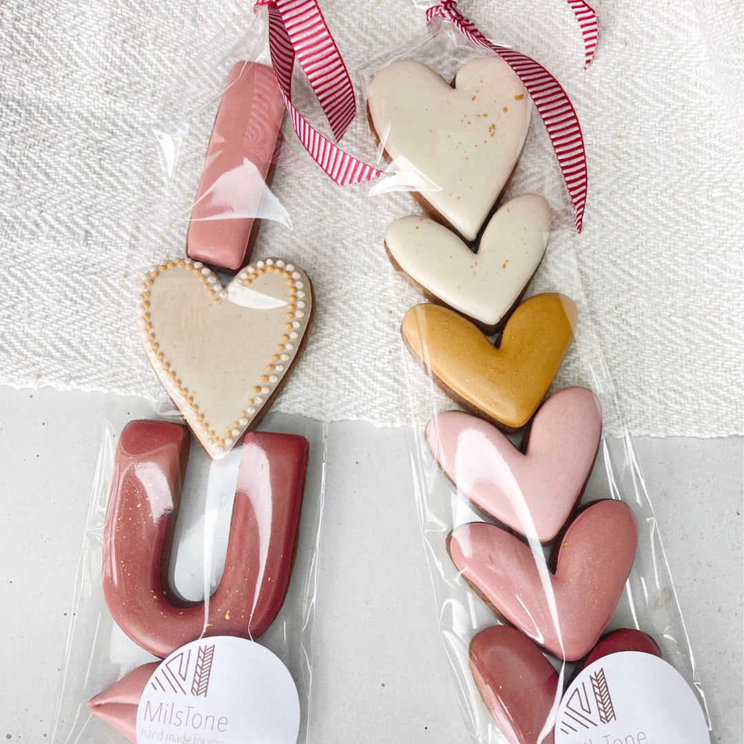 Heart Iced Biscuits