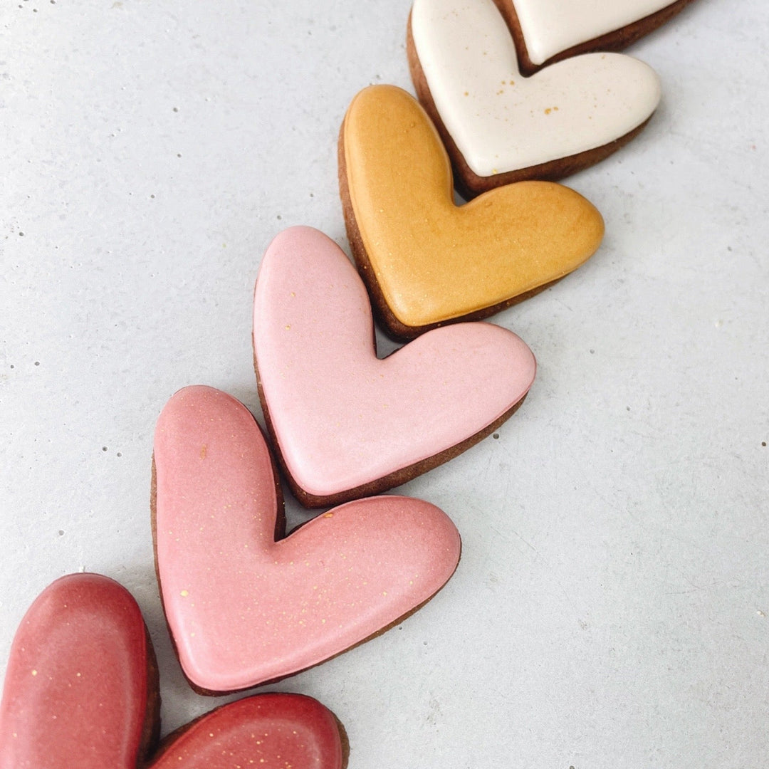 Heart Iced Biscuits