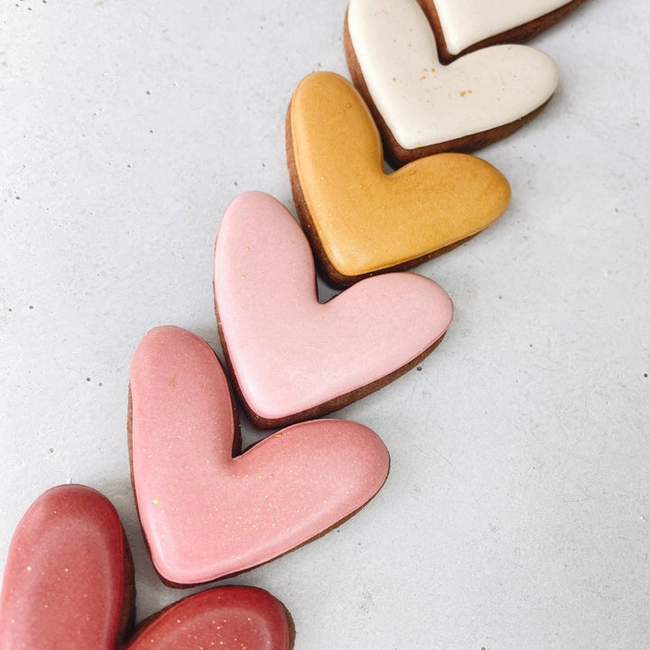 Heart Iced Biscuits