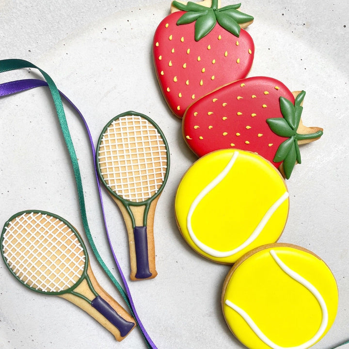 Tennis Themed Biscuits