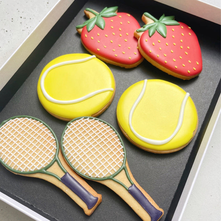 Tennis Themed Biscuits