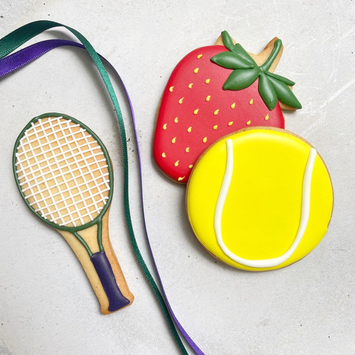 Tennis Themed Biscuits